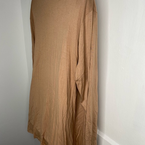 UNIVERSAL STANDARD NWT Nordstrom Brown Draped Long Sleeve Top - Picture 6 of 8